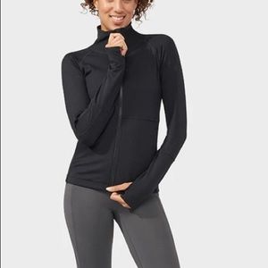 Manduka Sequence Black XL Yoga Jacket Zip Up